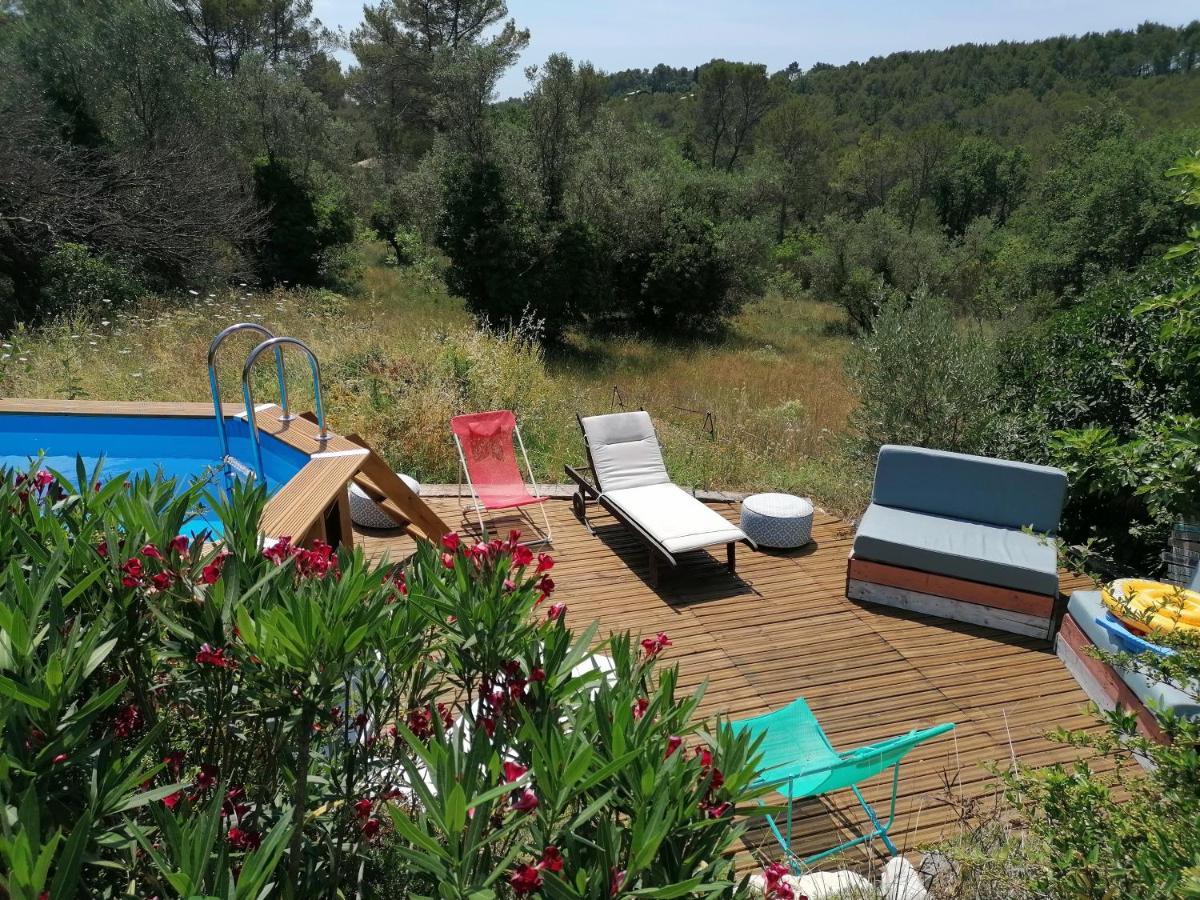 Bastide Provençale Les Mûriers d'Engaspaty Seillans Extérieur photo